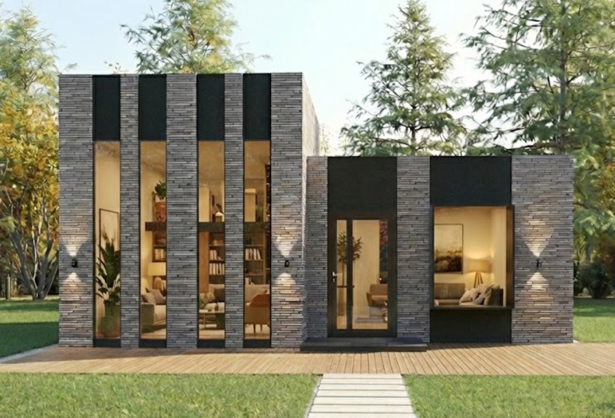 Дом ОМИ-40 из ЖБИ-панелей, 40 м²